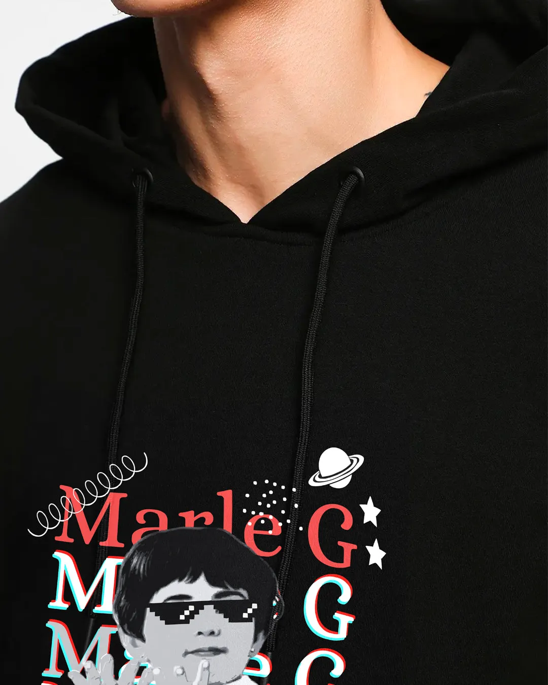 MarleG Men's Oversized Sweatshirt for Everyday Style