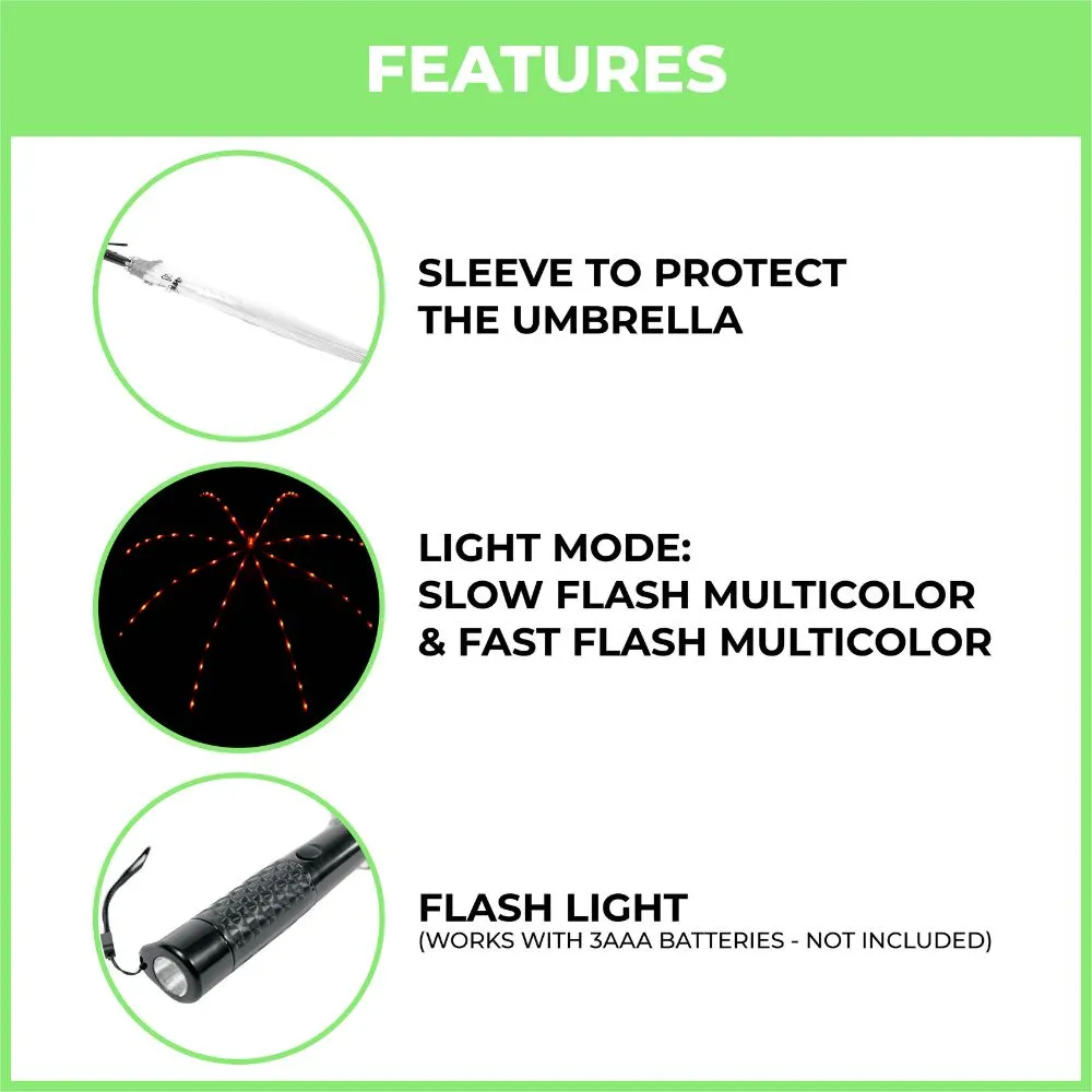 Orange LED Umbrella