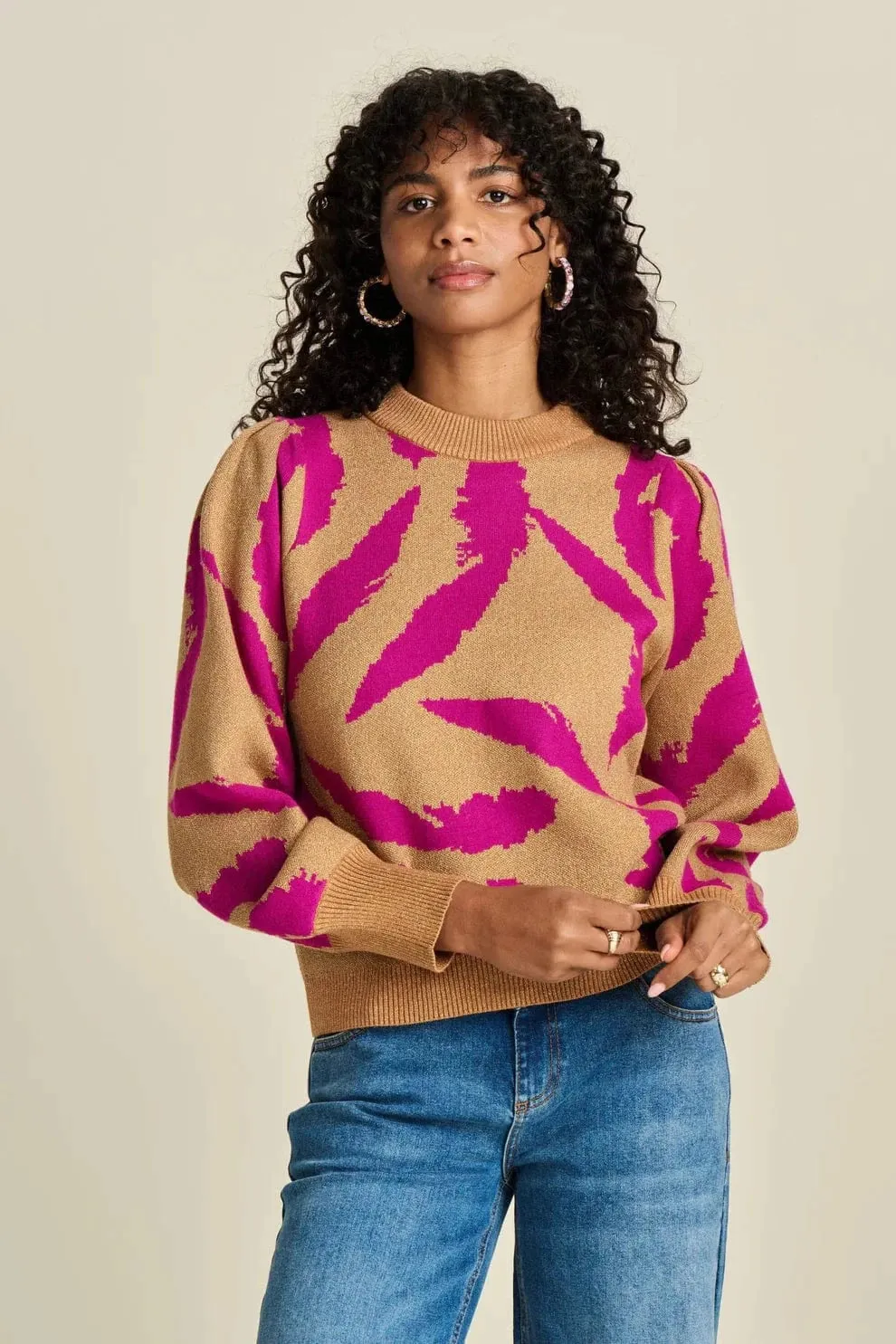 POM Amsterdam Feathers Sparkle Pullover