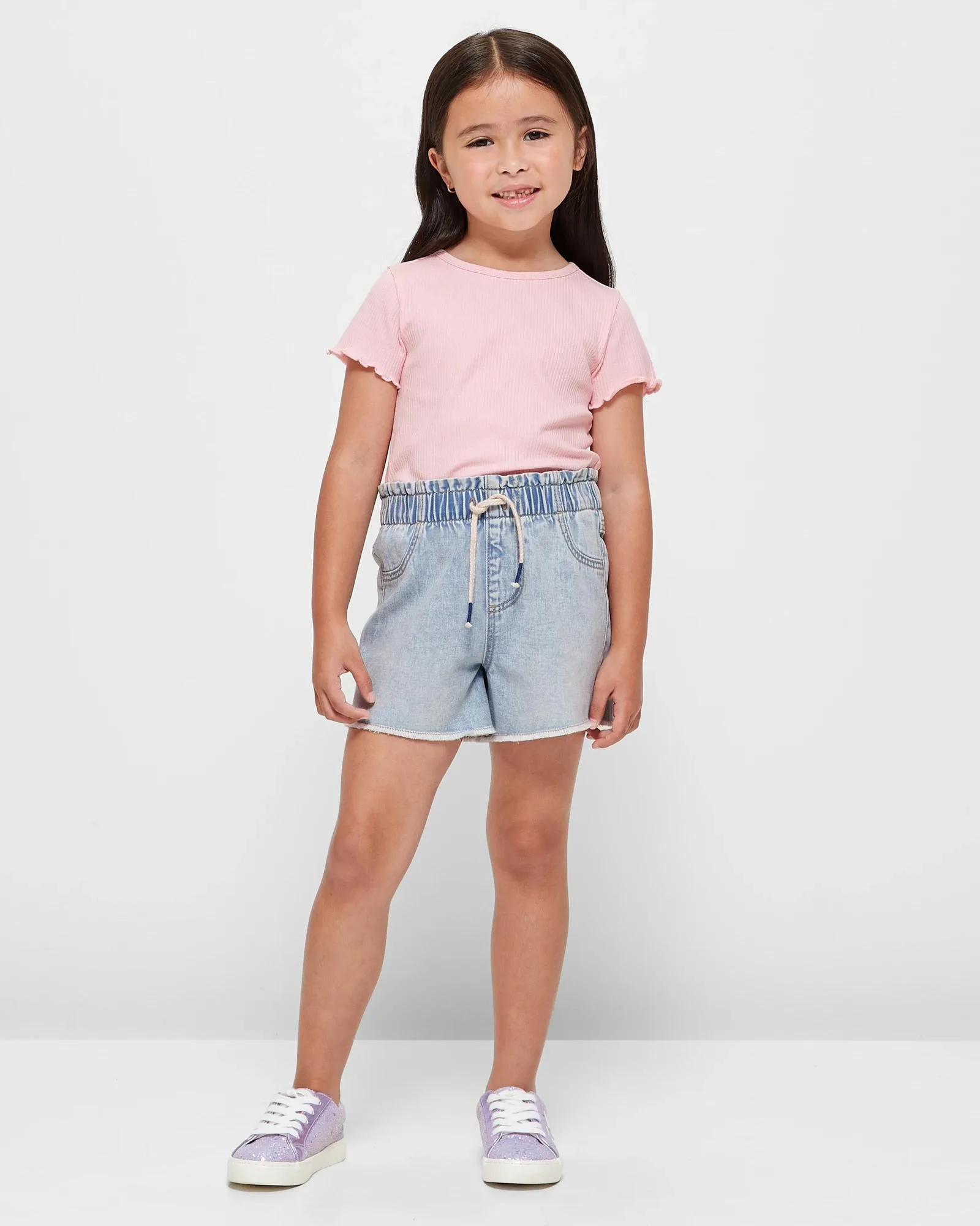 popular  Pull On Denim Shorts