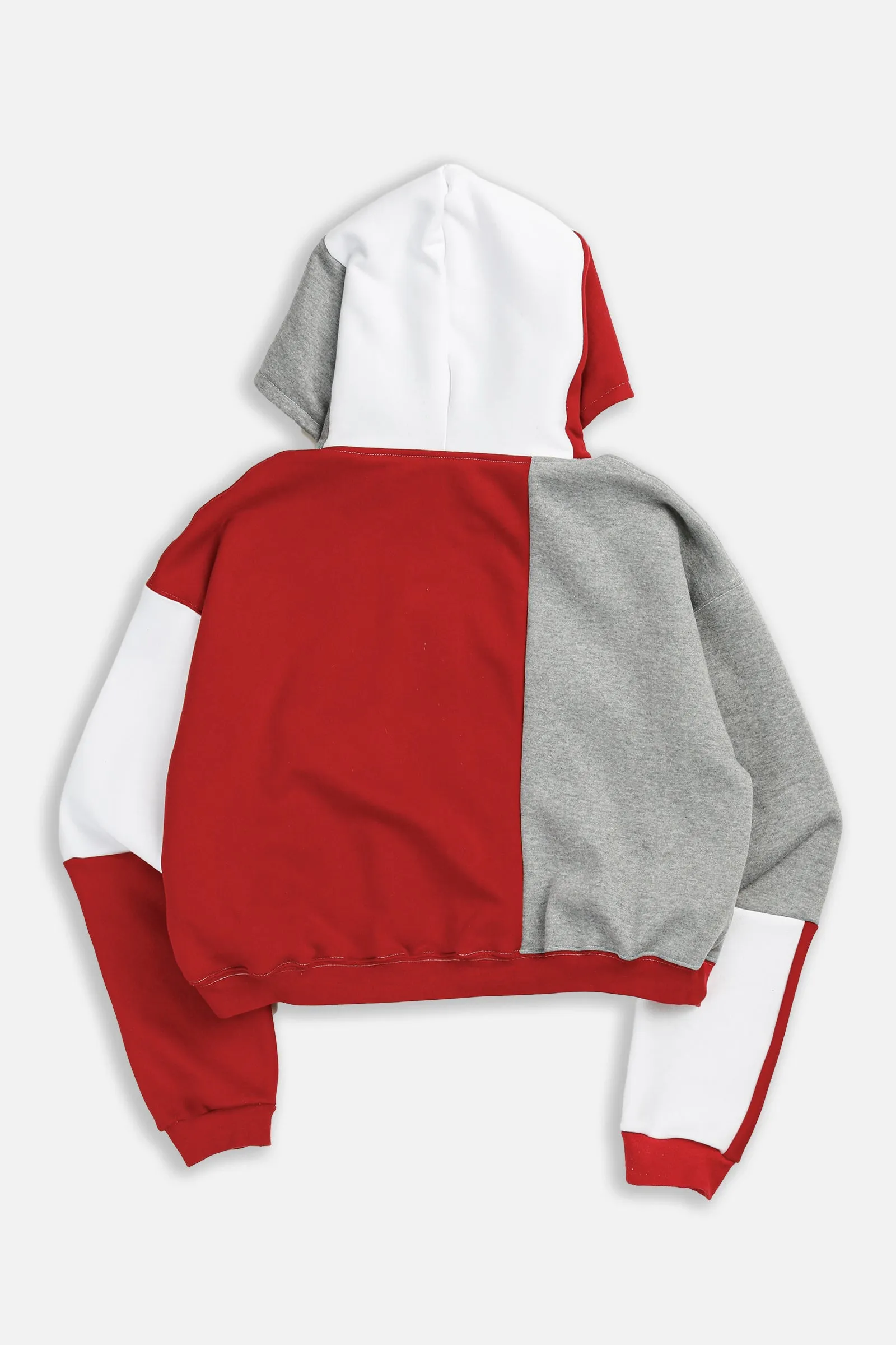 Rework Adidas Crop Zip Hoodie - XL