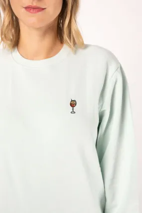 Spritz | Bestickter Bio-Baumwoll Frauen Pullover