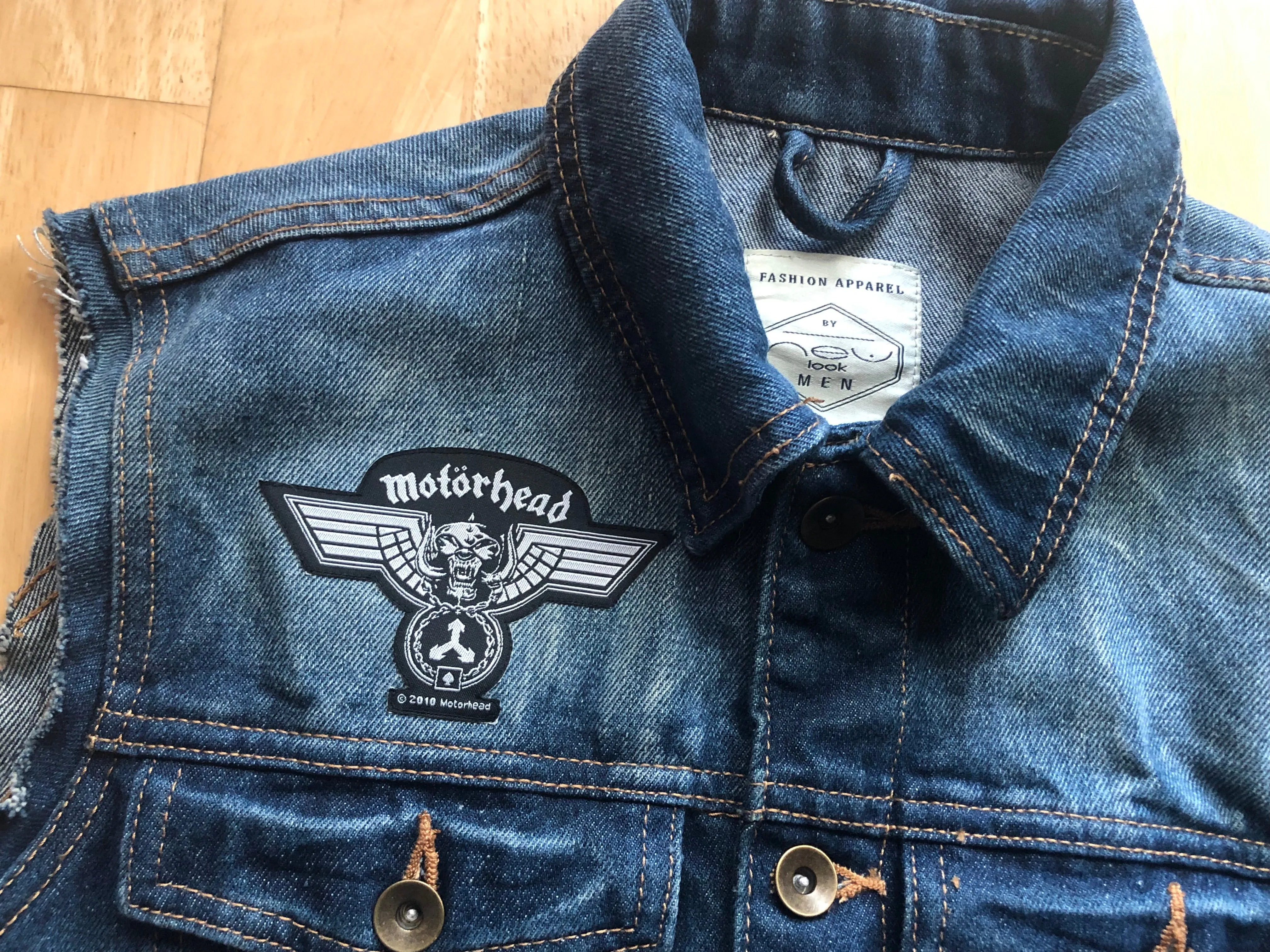Stranger Things 4 Eddie Munson Denim Vest Jacket Dio Motörhead Iron Maiden Megadeth