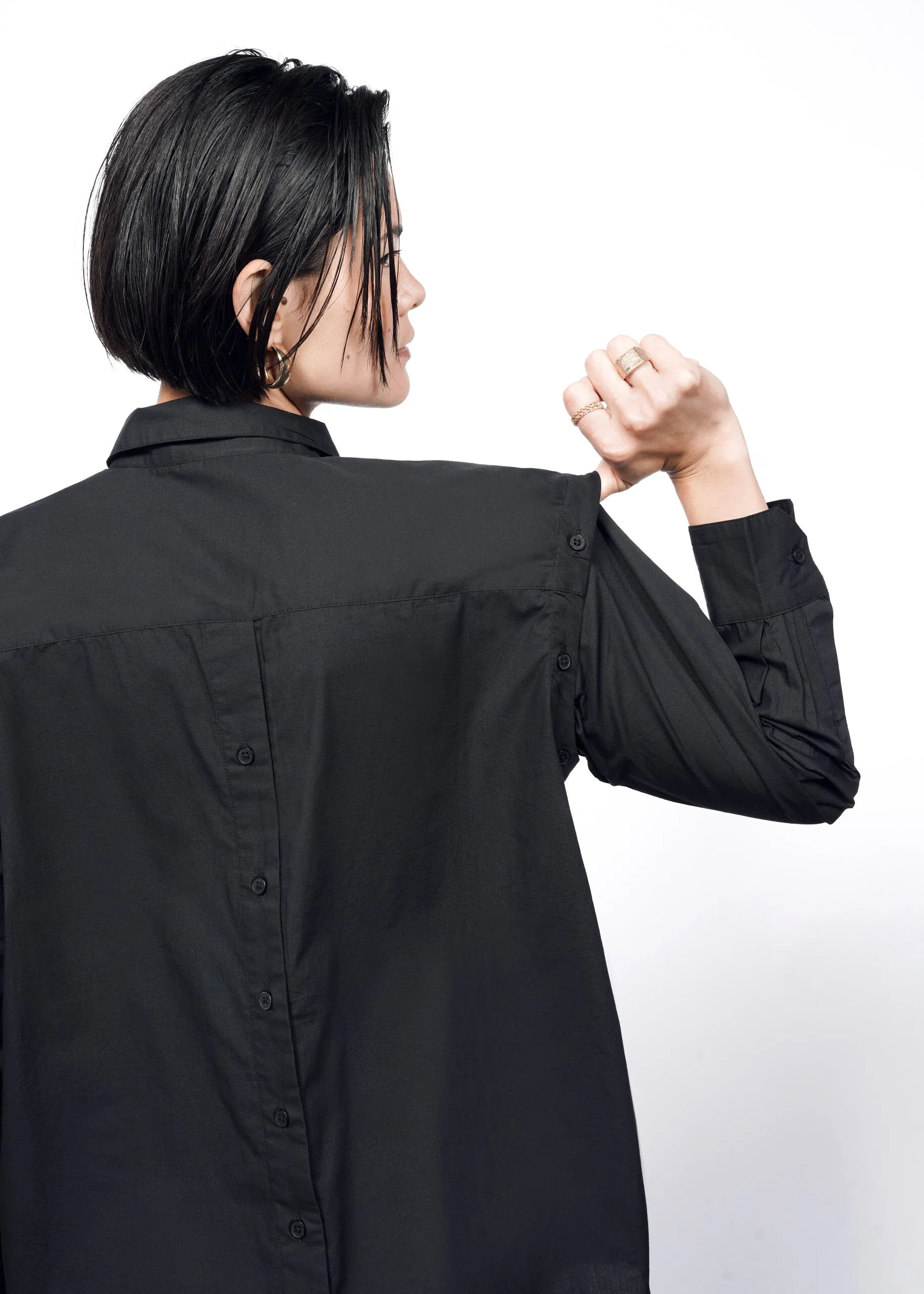 The Essential Convertible Sleeve Button Up