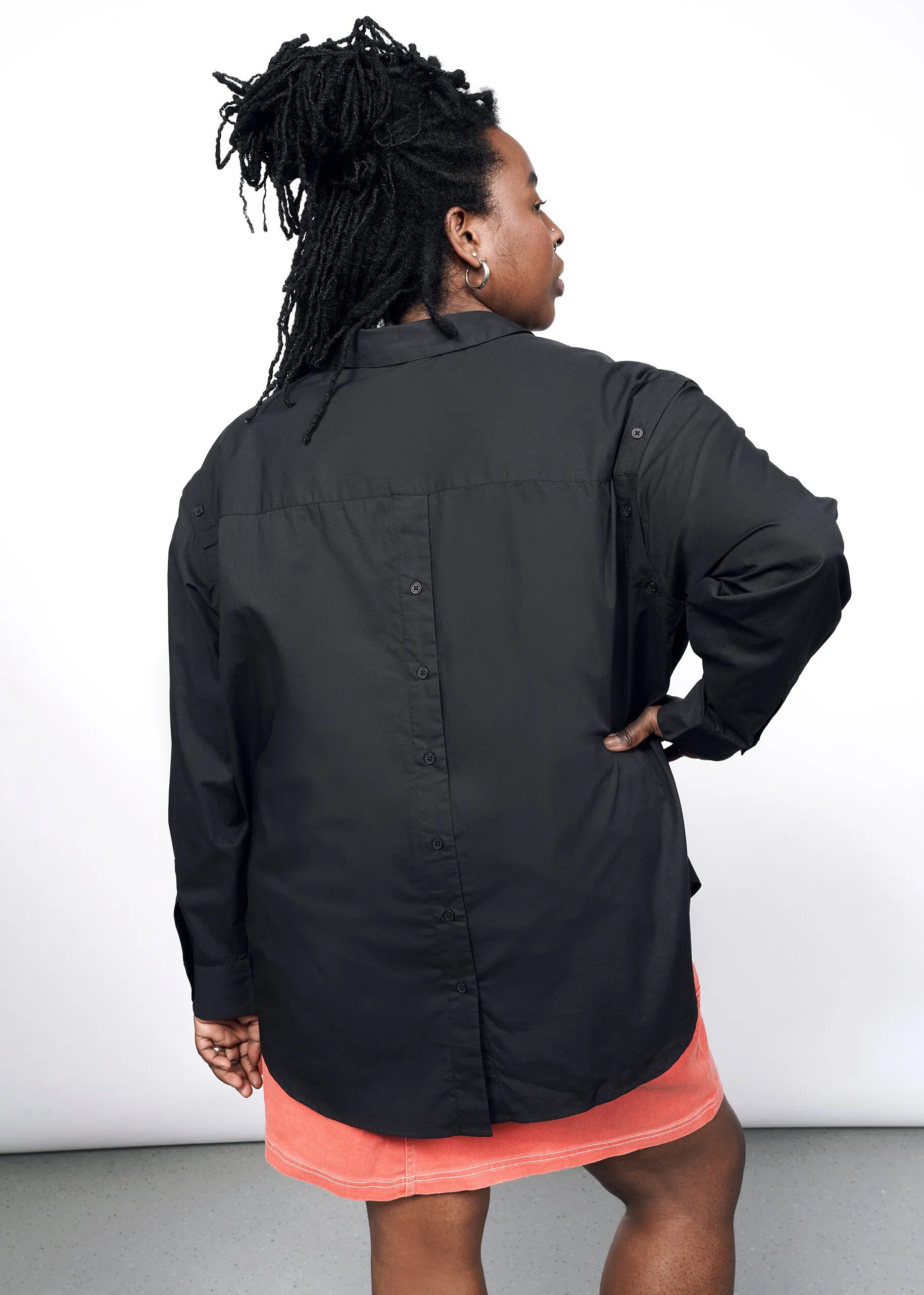 The Essential Convertible Sleeve Button Up