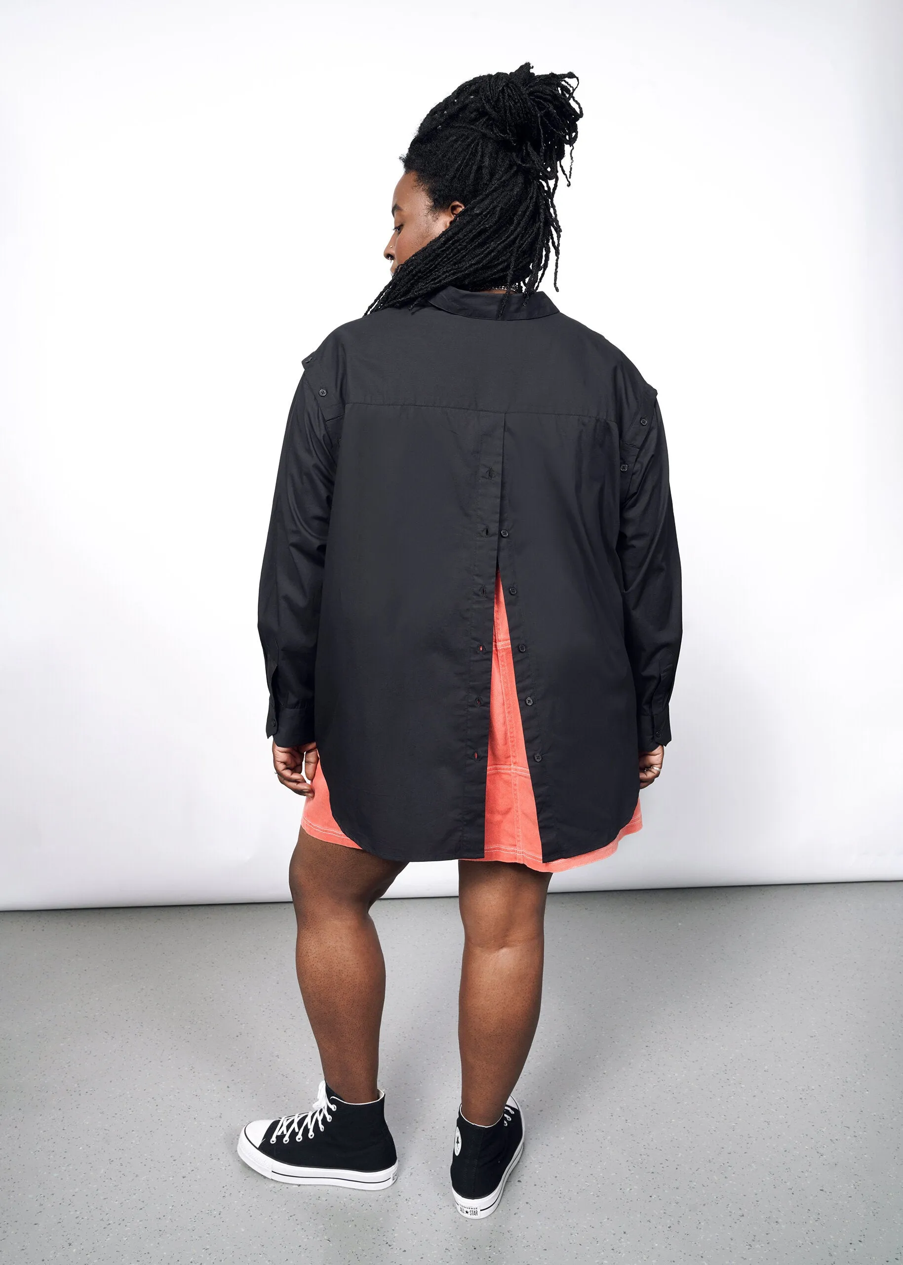 The Essential Convertible Sleeve Button Up
