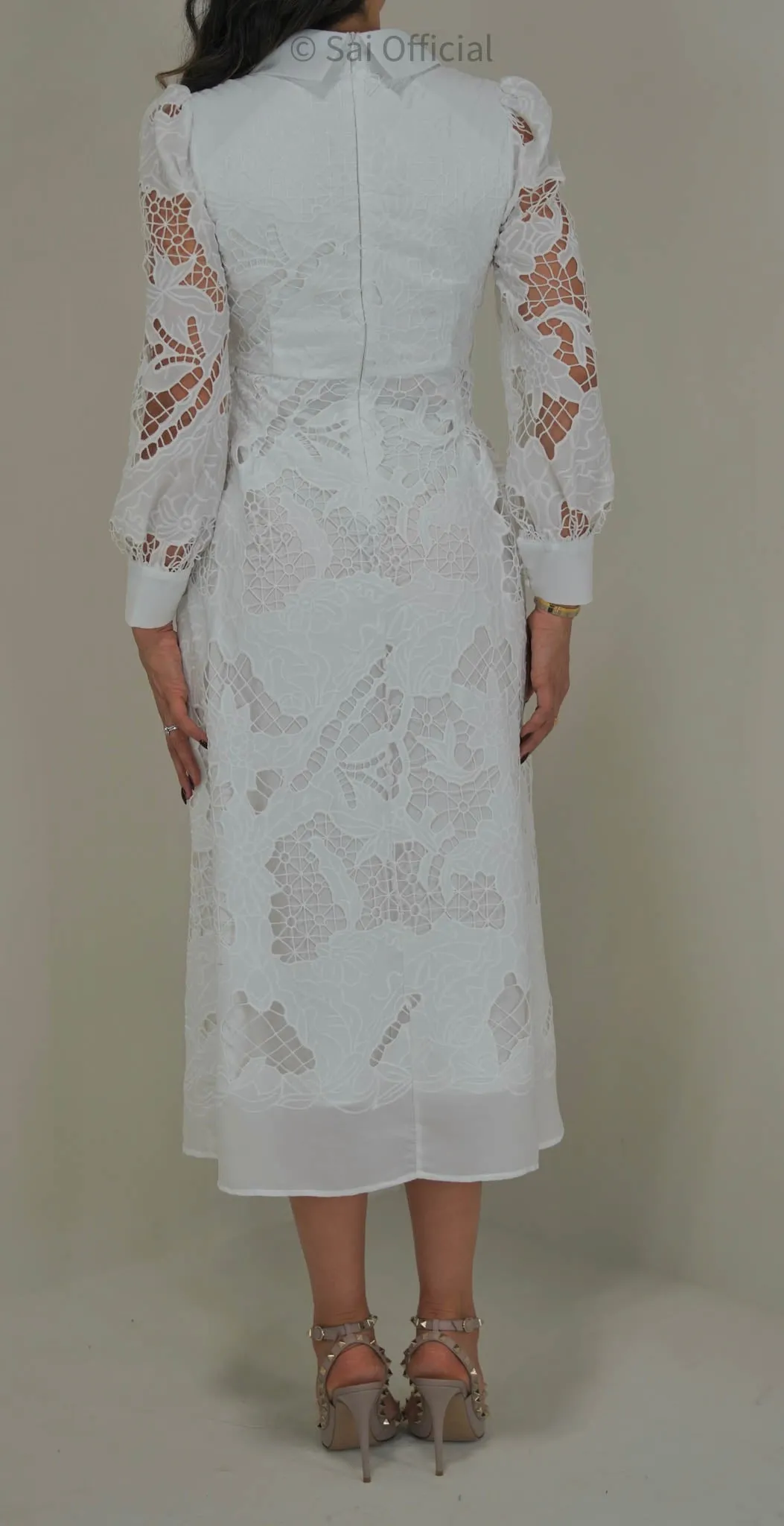 The Lace Long Sleeve Dress