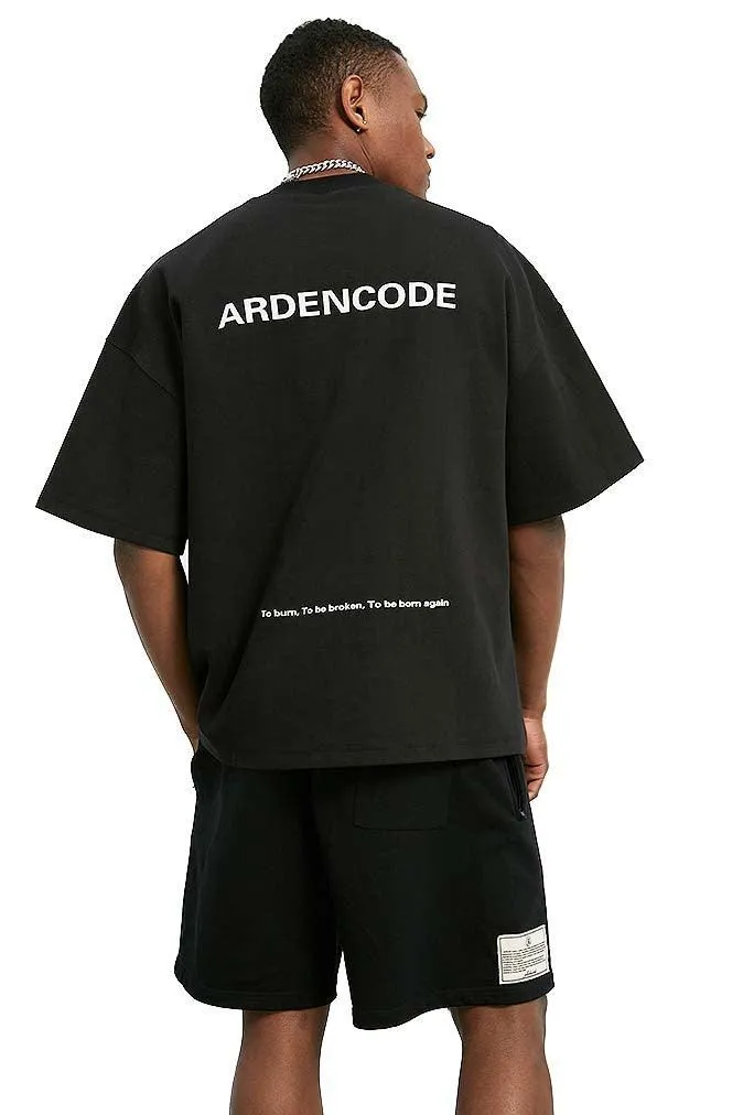 Unisex Black Round-Neck T-Shirt